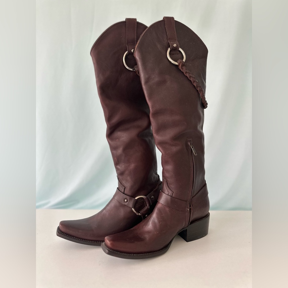 Union of Angels Peyotee Dark Burgundy Estambul Vino Leather| W's size 6